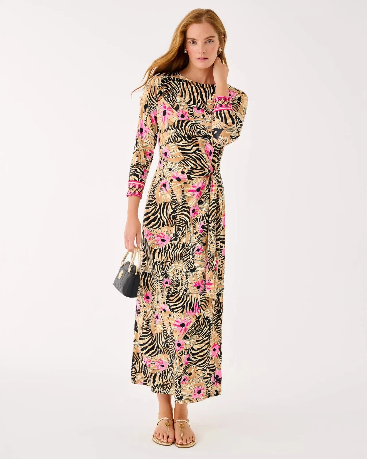 Lilly Pulitzer Demy Dolman Sleeve Maxi Dress Full Color And Size . Nwt
